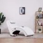 Massage couch with white synthetic leather pillow by , Daybeds - Ref: Foro24-281345, Price: 263,74 €, Discount: %