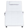 Massage couch with white synthetic leather pillow by , Daybeds - Ref: Foro24-281345, Price: 250,59 €, Discount: %