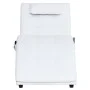 Massage couch with white synthetic leather pillow by , Daybeds - Ref: Foro24-281345, Price: 263,74 €, Discount: %