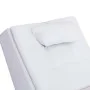 Massage couch with white synthetic leather pillow by , Daybeds - Ref: Foro24-281345, Price: 263,74 €, Discount: %