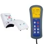 Diván de masaje con almohada de cuero sintético blanco de , Divanes - Ref: Foro24-281345, Precio: 263,45 €, Descuento: %