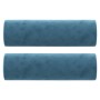 2-seater sofa with blue velvet cushions 120 cm by , Sofas - Ref: Foro24-3200880, Price: 262,13 €, Discount: %
