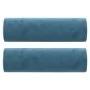 2-seater sofa with blue velvet cushions 120 cm by , Sofas - Ref: Foro24-3200880, Price: 256,93 €, Discount: %