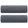 Sofá de 2 plazas con cojines terciopelo gris oscuro 140 cm de , Sofás - Ref: Foro24-3200882, Precio: 199,35 €, Descuento: %