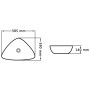 Waschbecken 58,5x39x14 cm aus schwarzer Keramik von vidaXL, Sinkt - Ref: Foro24-143902, Preis: 93,32 €, Rabatt: %