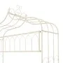 White aged metal garden bench 122 cm by vidaXL, garden benches - Ref: Foro24-45434, Price: 209,50 €, Discount: %