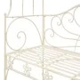 Gartenbank aus weißem Metall gealtert 122 cm von vidaXL, Gartenbänke - Ref: Foro24-45434, Preis: 209,50 €, Rabatt: %