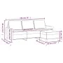 3-Sitzer-Sofa mit rotem Samthocker 180 cm von , Sofas - Ref: Foro24-3201059, Preis: 275,58 €, Rabatt: %