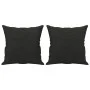 2-seater sofa with black fabric cushions 120 cm by , Sofas - Ref: Foro24-3200905, Price: 243,75 €, Discount: %