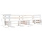 2-Sitzer-Gartensofa aus weißen Holzpaletten von , Gartenbänke - Ref: Foro24-277383, Preis: 163,16 €, Rabatt: %