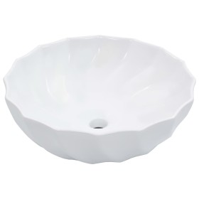 Lavabo 46x17 cm cerámica blanco de vidaXL, Lavabos - Ref: Foro24-143921, Precio: 71,29 €, Descuento: %