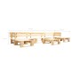 Juego de muebles de palets de jardín 6 piezas madera natural de , Conjuntos de jardín - Ref: Foro24-277498, Precio: 371,26 €,...