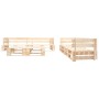Gartenpalettenmöbel-Set 6-teilig Naturholz von , Gartensets - Ref: Foro24-277502, Preis: 520,87 €, Rabatt: %