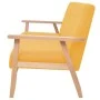 3-Piece Yellow Fabric Sofa Set by , Sofas - Ref: Foro24-279147, Price: 502,74 €, Discount: %
