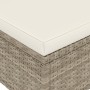 Gartenstuhl- und Hocker-Set 4-teilig aus beigem PE-Rattan von , Gartenstühle - Ref: Foro24-310612, Preis: 202,57 €, Rabatt: %