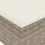 Gartenstuhl- und Hocker-Set 4-teilig aus beigem PE-Rattan von , Gartenstühle - Ref: Foro24-310612, Preis: 198,67 €, Rabatt: %
