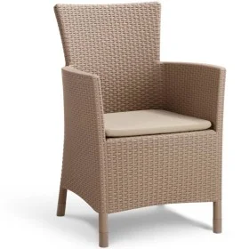 Keter Silla de comedor de jardín Iowa capuchino 215519 de , Sillas de jardín - Ref: Foro24-408945, Precio: 87,45 €, Descuento: %