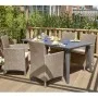 Keter Garden Dining Chair Iowa Cappuccino 215519 by , Garden chairs - Ref: Foro24-408945, Price: 87,25 €, Discount: %