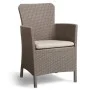 Keter Silla de jardín Miami color capuchino 216833 de , Sillas de jardín - Ref: Foro24-409078, Precio: 91,92 €, Descuento: %
