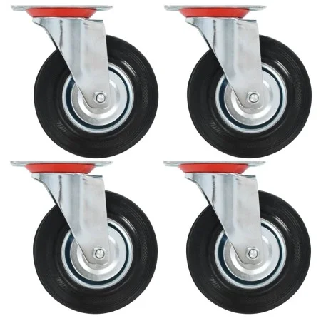 Swivel wheels 4 units 125 mm by vidaXL, Material handling - Ref: Foro24-143448, Price: 32,74 €, Discount: %