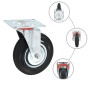 Schwenkräder 4 Einheiten 125 mm von vidaXL, Materialhandhabung - Ref: Foro24-143448, Preis: 36,46 €, Rabatt: %