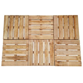 Porch tiles 6 units brown wood 50x50 cm by vidaXL, Floors and carpets - Ref: Foro24-44947, Price: 70,13 €, Discount: %