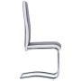 Cantilever dining chairs 4 units gray synthetic leather by , dining chairs - Ref: Foro24-281726, Price: 271,33 €, Discount: %