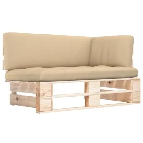 Corner sofa made of impregnated pine wood garden pallets by , Modular outdoor sofas - Ref: Foro24-3066604, Price: 134,93 €, D...