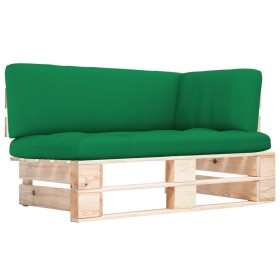 Corner sofa made of impregnated pine wood garden pallets by , Modular outdoor sofas - Ref: Foro24-3066606, Price: 136,60 €, D...