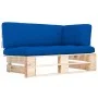 Ecksofa aus imprägnierten Gartenpaletten aus Kiefernholz von , Modulare Sofas für den Außenbereich - Ref: Foro24-3066610, Pre...