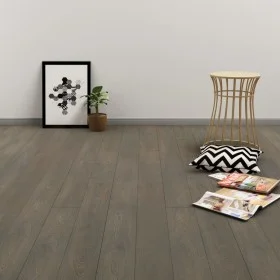 Self-adhesive PVC floor planks 4.46 m² 3 mm gray and brown by vidaXL, Floors and carpets - Ref: Foro24-143876, Price: 90,64 €...