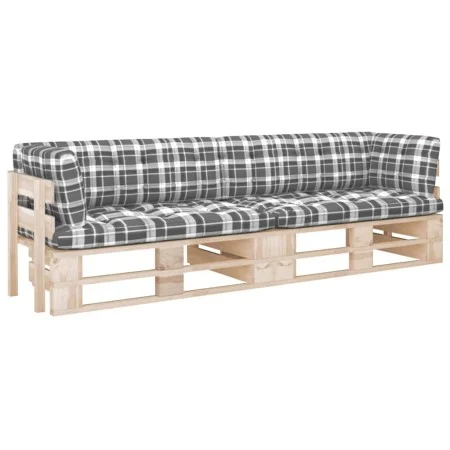 2-seater pallet sofa with impregnated pine wood cushions by , Garden sets - Ref: Foro24-3066686, Price: 241,26 €, Discount: %