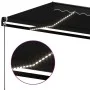 Manuell einziehbare Markise mit anthrazitgrauem LED-Licht 500x350 cm von , Markisen - Ref: Foro24-3069224, Preis: 511,41 €, R...