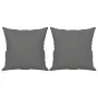 Sofá de 3 plazas con cojines tela microfibra gris oscuro 180 cm de , Sofás - Ref: Foro24-3200979, Precio: 334,64 €, Descuento: %