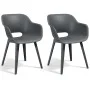 Keter Sillas de jardín Akola 2 unidades gris de , Sillas de jardín - Ref: Foro24-431495, Precio: 140,93 €, Descuento: %