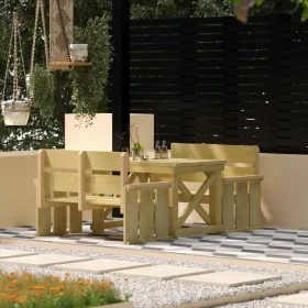 Garten-Essgruppe 3-teilig aus imprägniertem Kiefernholz von , Gartensets - Ref: Foro24-3096616, Preis: 358,37 €, Rabatt: %