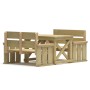 Garden dining set 3 pieces impregnated pine wood by , Garden sets - Ref: Foro24-3096616, Price: 371,06 €, Discount: %