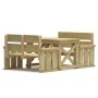 Juego de comedor de jardín 3 piezas madera de pino impregnada de , Conjuntos de jardín - Ref: Foro24-3096616, Precio: 358,17 ...