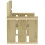 Juego de comedor de jardín 3 piezas madera de pino impregnada de , Conjuntos de jardín - Ref: Foro24-3096616, Precio: 358,17 ...