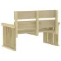 Juego de comedor de jardín 3 piezas madera de pino impregnada de , Conjuntos de jardín - Ref: Foro24-3096616, Precio: 358,17 ...