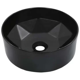 Lavabo 36x14 cm cerámica negro de vidaXL, Lavabos - Ref: Foro24-143910, Precio: 57,04 €, Descuento: %