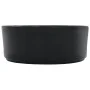 Black ceramic washbasin 36x14 cm by vidaXL, Sinks - Ref: Foro24-143910, Price: 56,66 €, Discount: %