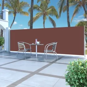 Retractable side awning 160x500 cm brown by vidaXL, Umbrellas - Ref: Foro24-45465, Price: 84,64 €, Discount: %