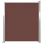 Ausziehbare Seitenmarkise 160x500 cm braun von vidaXL, Sonnenschirme - Ref: Foro24-45465, Preis: 86,24 €, Rabatt: %