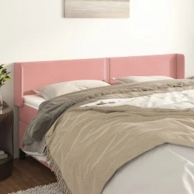 Rosa Samtkopfteil 163x16x78/88 cm von , Kopf- und Fußteile - Ref: Foro24-3118687, Preis: 65,74 €, Rabatt: %