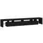 TV cabinet with LED lights Black 260x36.5x40 cm by , TV Furniture - Ref: Foro24-3152819, Price: 183,94 €, Discount: %