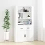 Tall white plywood sideboard by , Sideboards - Ref: Foro24-3185375, Price: 148,93 €, Discount: %