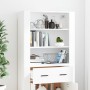 Hohes weißes Sideboard aus Sperrholz von , Sideboards - Ref: Foro24-3185375, Preis: 151,21 €, Rabatt: %