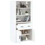 Tall white plywood sideboard by , Sideboards - Ref: Foro24-3185375, Price: 148,93 €, Discount: %