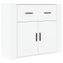 Aparador alto madera contrachapada blanco de , Aparadores - Ref: Foro24-3185375, Precio: 153,66 €, Descuento: %